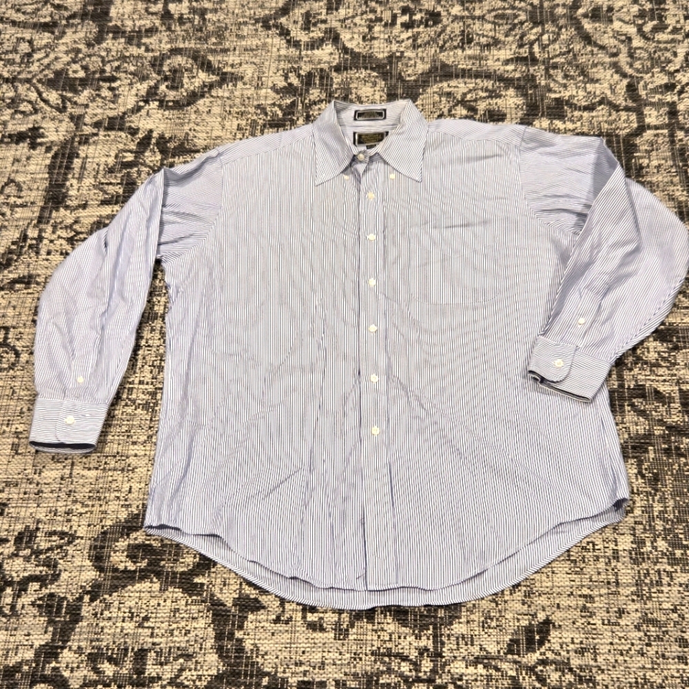 Men's Blue Striped Shirt